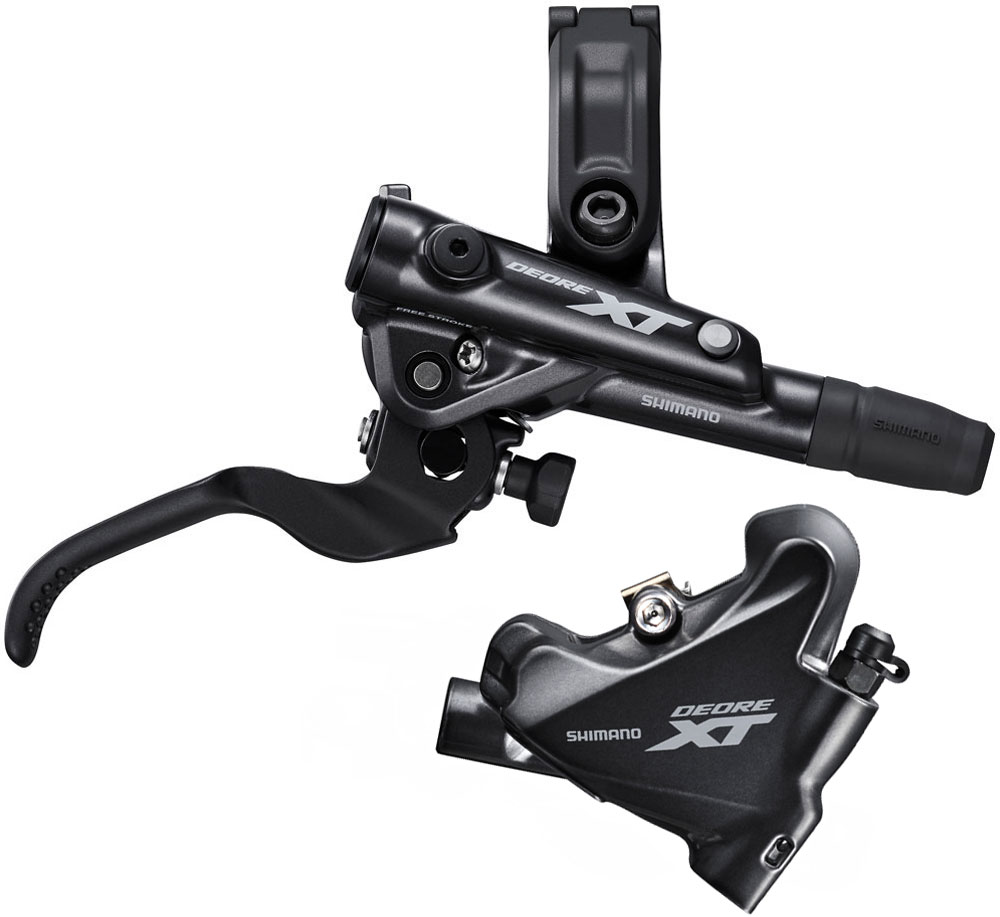 Kit Freins Shimano BL-M4100 + BR-MT410 - Complet Avec Tubes AV/AR - OEM