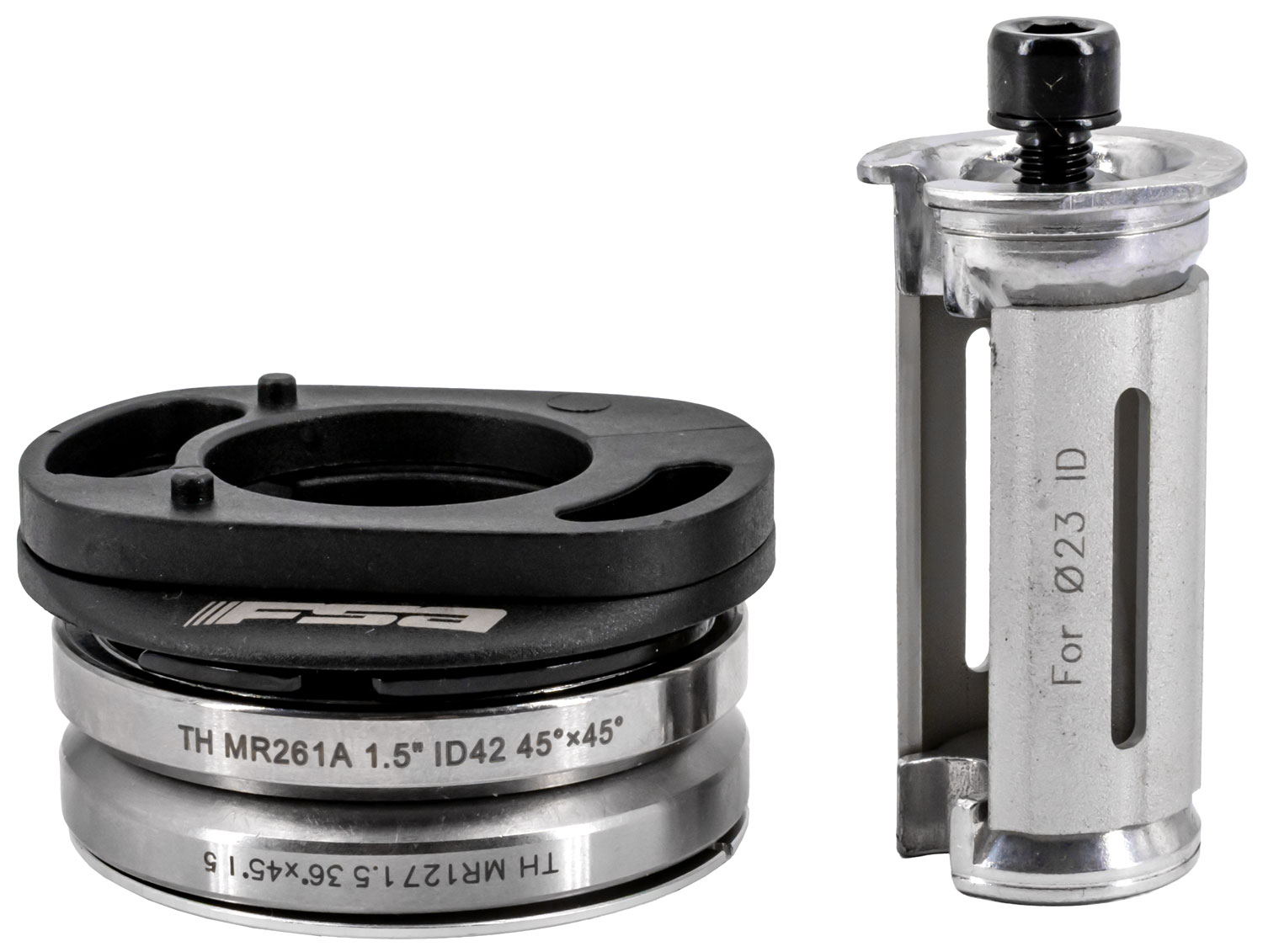 NO.55R 1 1/8"-1.5" IS51.8/28.6|IS51.8/40 ACR 3mm headset with expander
