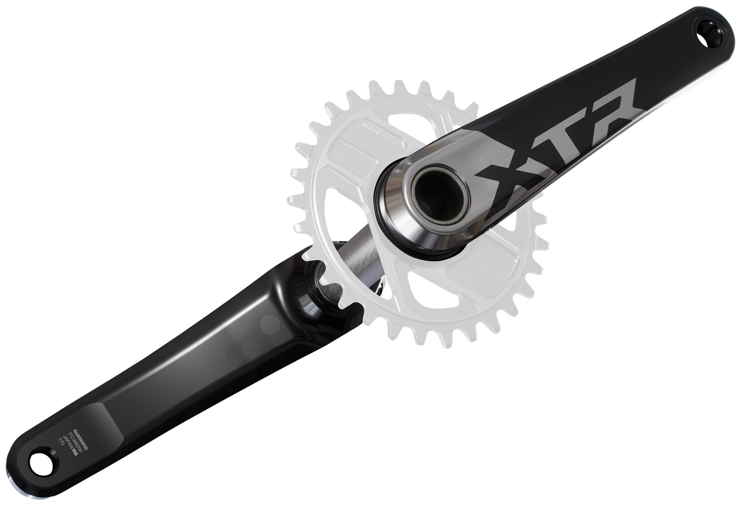 SHIMANO XTR FC-M9200 クランク ギア無し 165mm ① Shimano XTR FC-M9200 Crankset No Chainring - Components