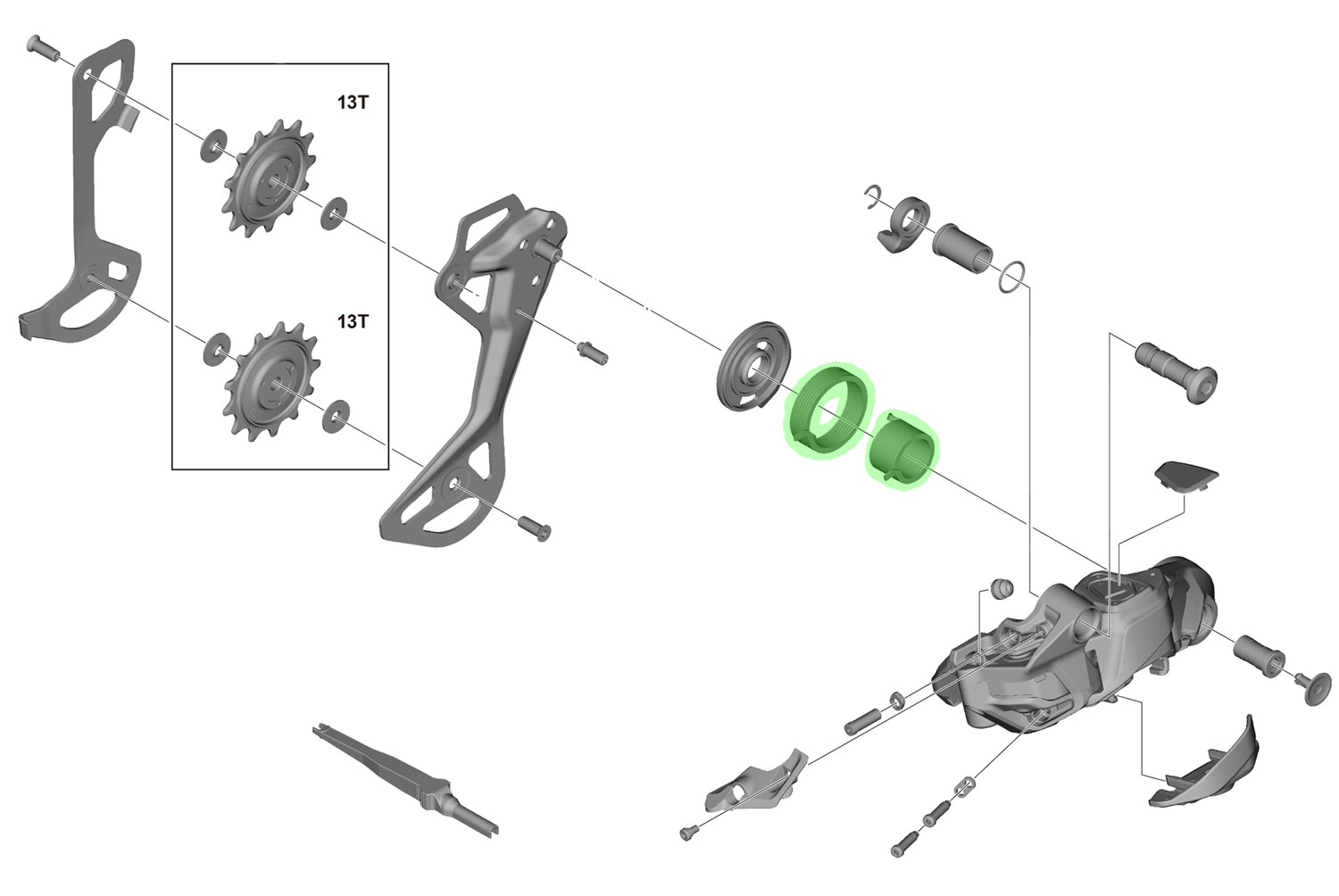 Spannfeder-Einheit für RD-MM9260/M9250/M8260/M8250/M6260/M6250/RX827/RX717
