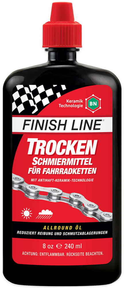 Finish Line Lubrificante a secco BN Ceramica Olio Catena / Spray |  Bike-Discount