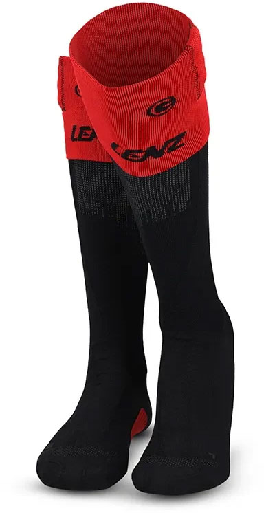 Heat sock 7.1 Toe Cap Compression – skarpety z ogrzewaniem, czarne/czerwone