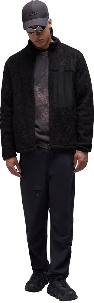Snowdrift Mountain Fire Sherpa Full Zip - Fleecejacke Pitch Black