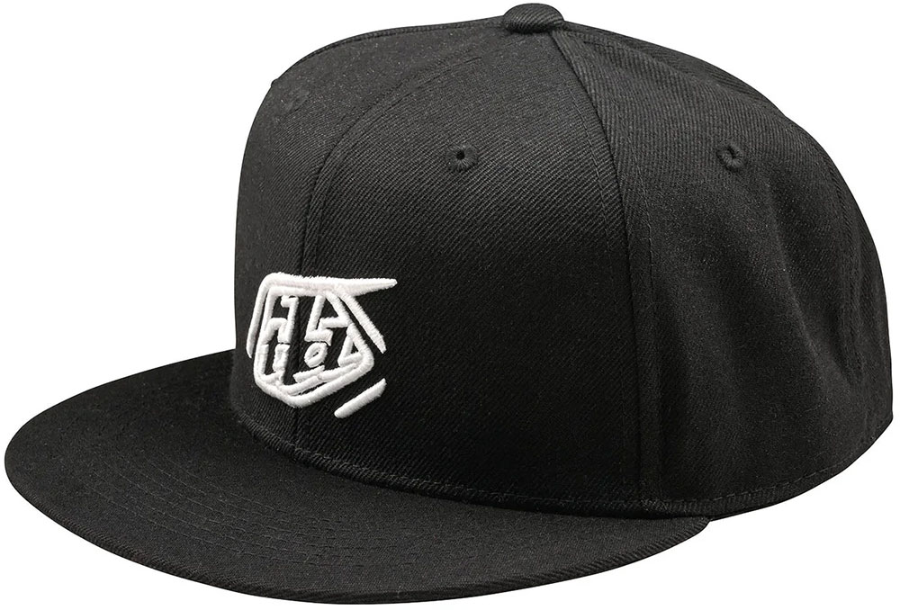Flat Bill Snapback Badge - Kappe Black