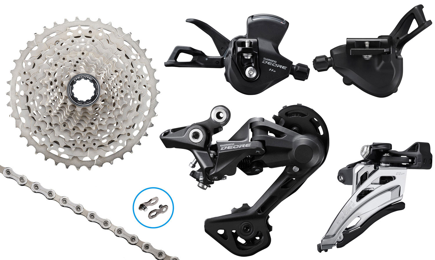 Shimano DEORE M5100 2x11-speed Upgrade Kit 11-42 MTB Group Sets