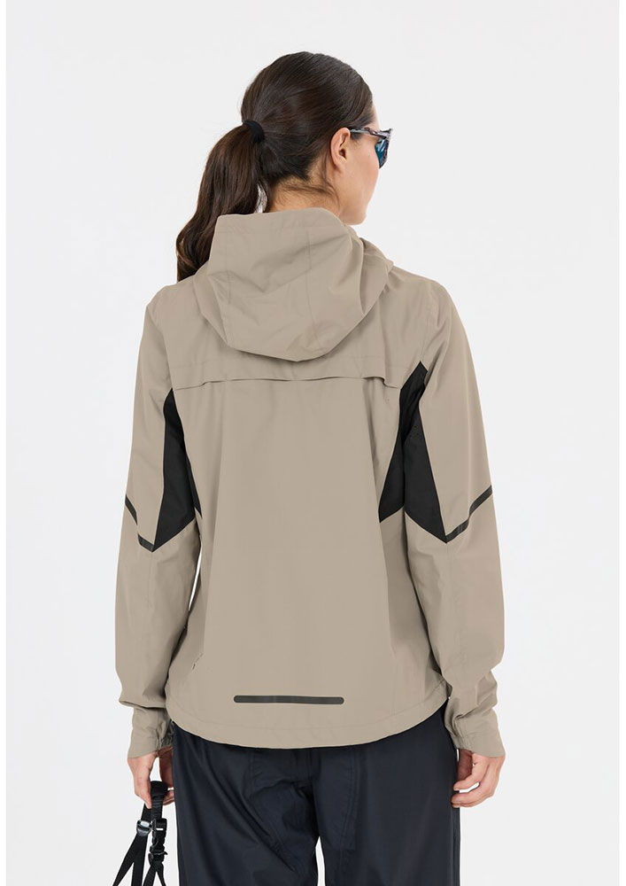 Seren - Chaqueta impermeable de MTB para mujer, color caqui vintage