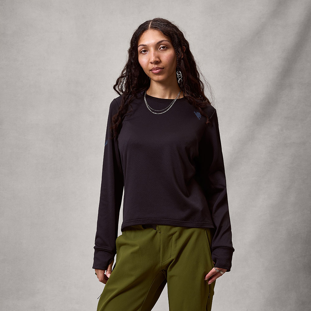 Alltrack Rout Fleece – Women’s Long-Sleeved Top Black
