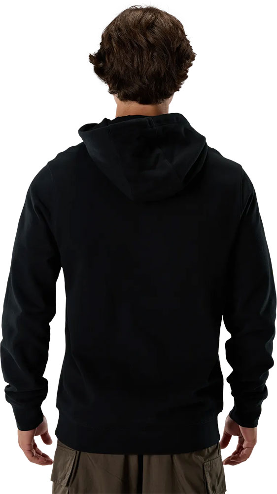 Fleece Fox Head – bluza z kapturem, czarna i zielona