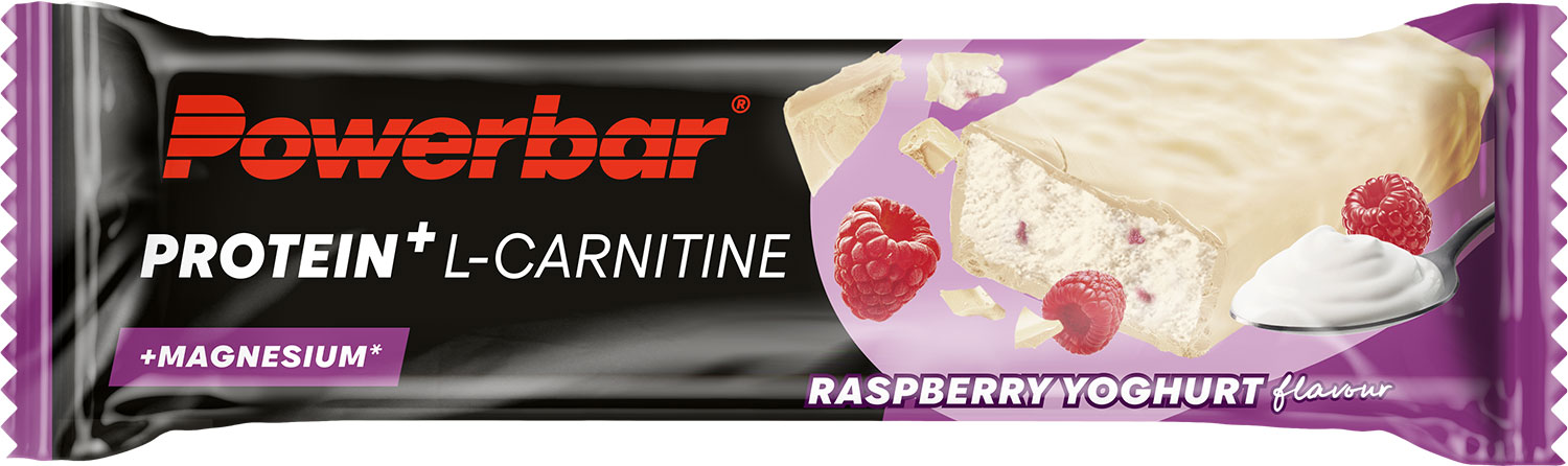 l carnitine protein bar Powerbar ProteinPlus+L-Carnitin Bar Raspberry Yoghurt 35g Bars