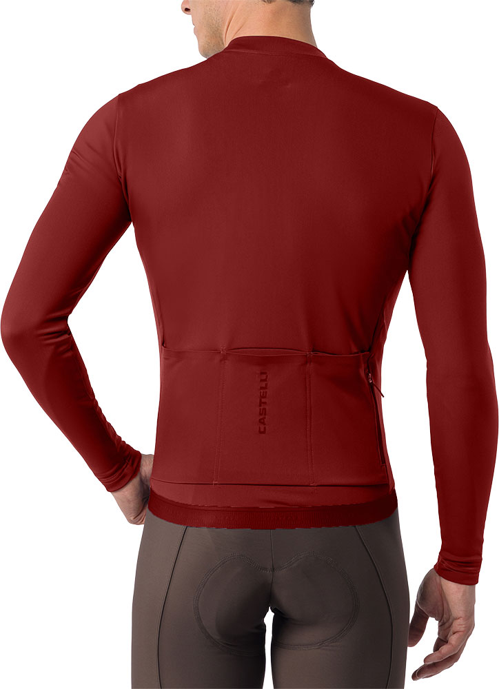 Espresso Thermal 2 - Langarmtrikot Garnet