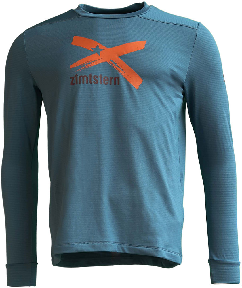 Zimtstern Crewz - MTB Shirt lange mouw Blue Steel
