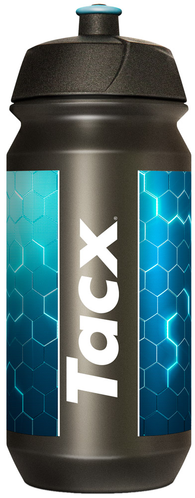 Bidon Vélo Tacx POWERSMAN - Blanc/orange, Fabriqué Aux Pays-Bas
