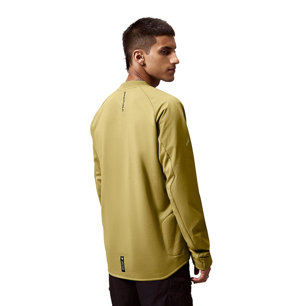 MT500 Burner Fleece – koszulka MTB z długim rękawem, szara