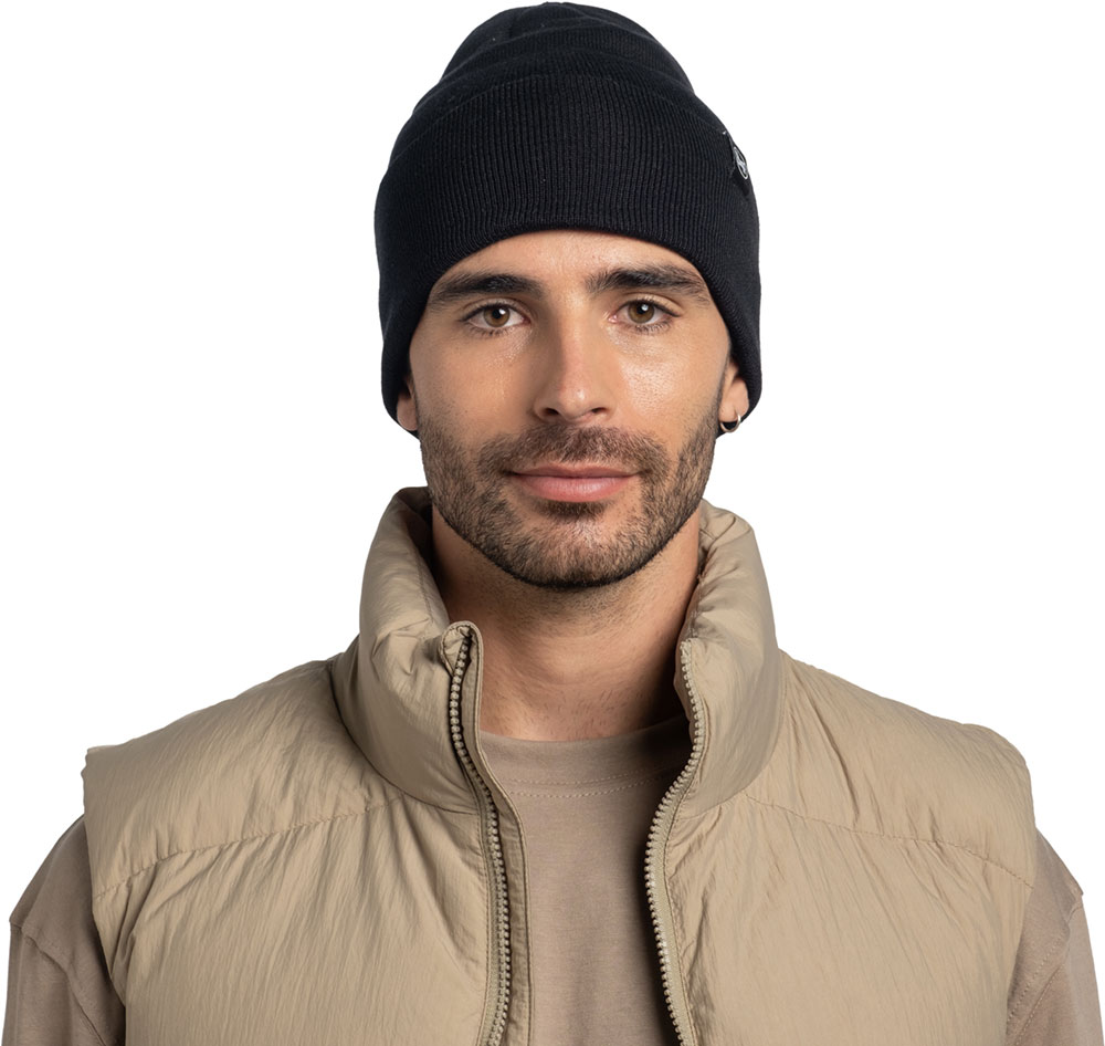 Knitted Beanie ERVINY - czarna