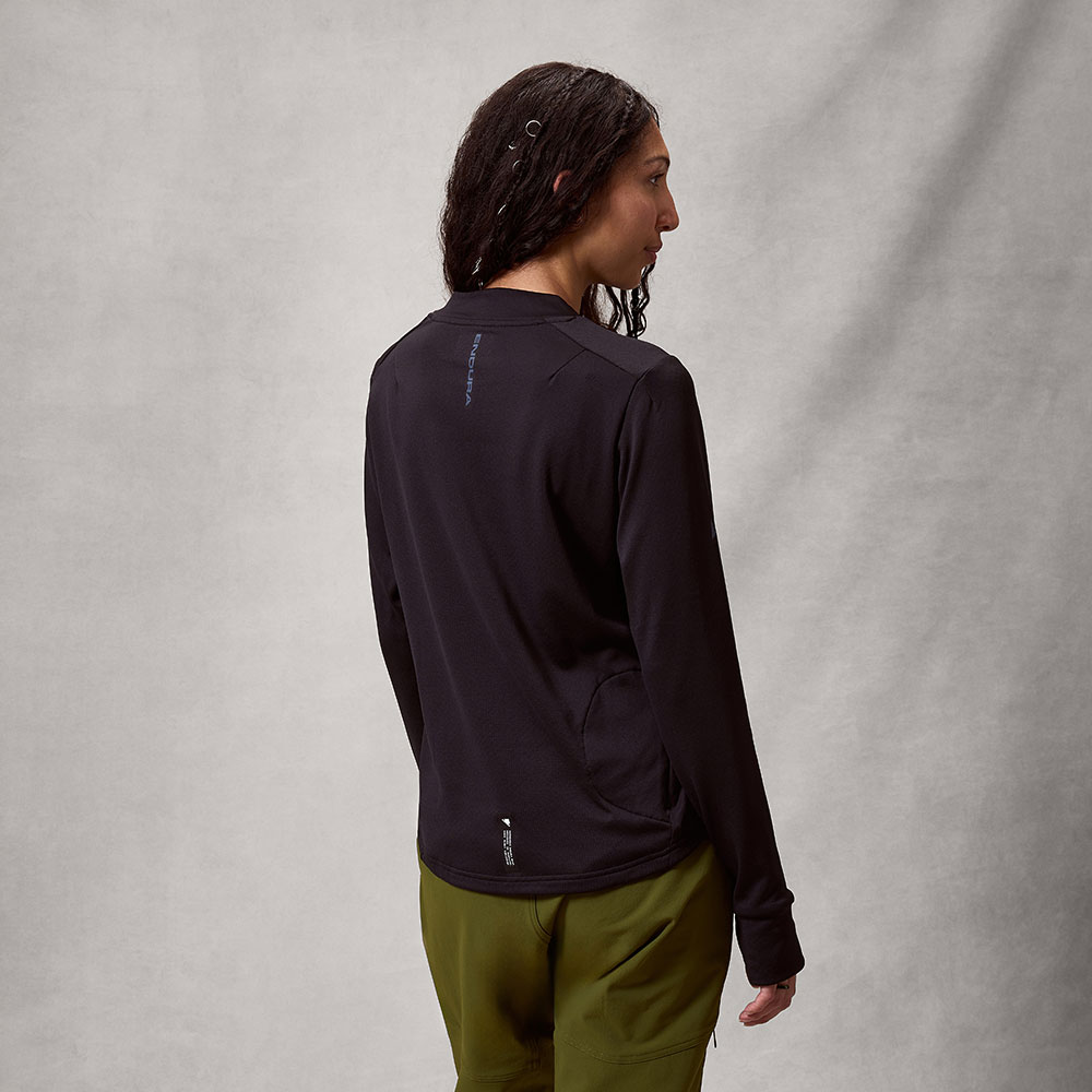 Alltrack Rout Fleece – Women’s Long-Sleeved Top Black