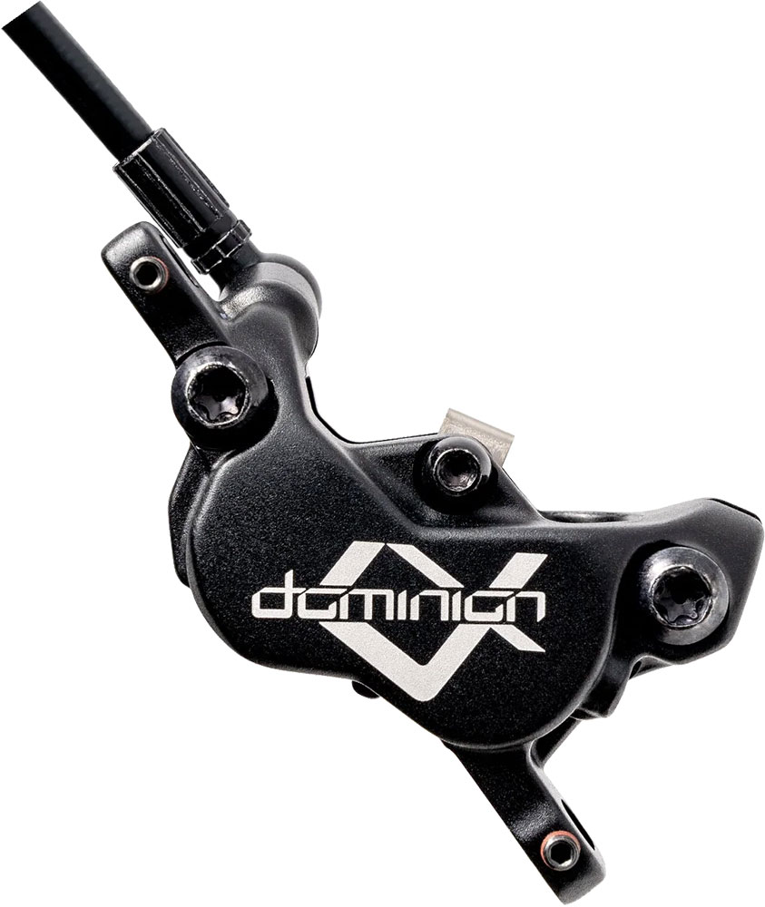 Freno a disco Dominion A4 SRL, colore nero stealth/grigio