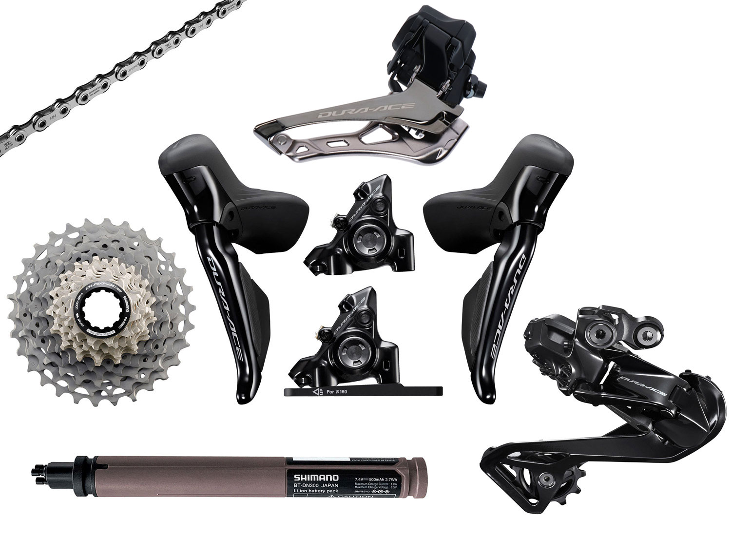Shimano DURA ACE Di2 R9250/R9270 2x12-speed Upgrade Kit Disc 11-30