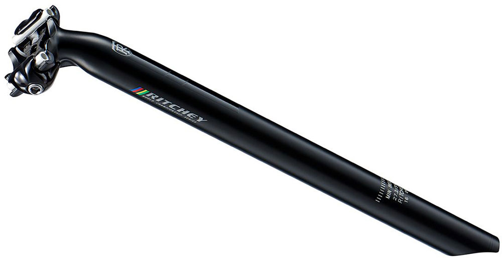 Tige De Selle Carbone Look Ergopost – 25,0mm – Pour Vélo De Route – Made In France