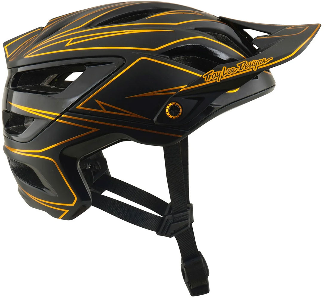 A3 Pinstripe - Casco da MTB nero