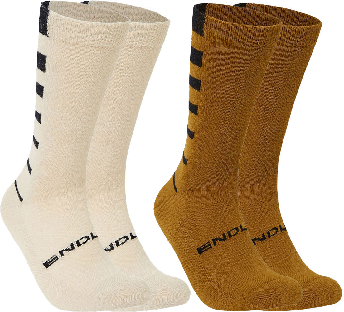 Coolmax® Stripe (pack of 2) - Calcetines marrones