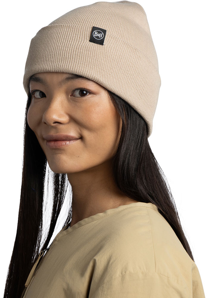 Knitted Beanie ERVINY - Biscotti
