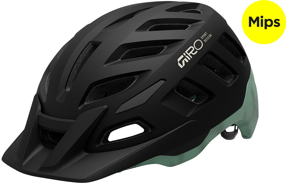 Radix Mips Matte Motion Green - MTB Helmet