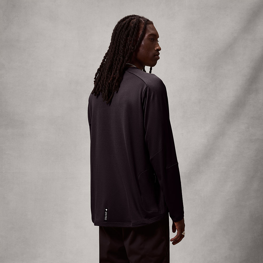 Alltrack Rout Fleece – MTB Long-Sleeved Top Black