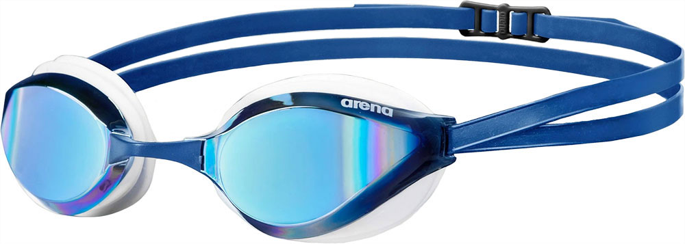 Python Mirror - Schwimmbrille Blue Mirror White