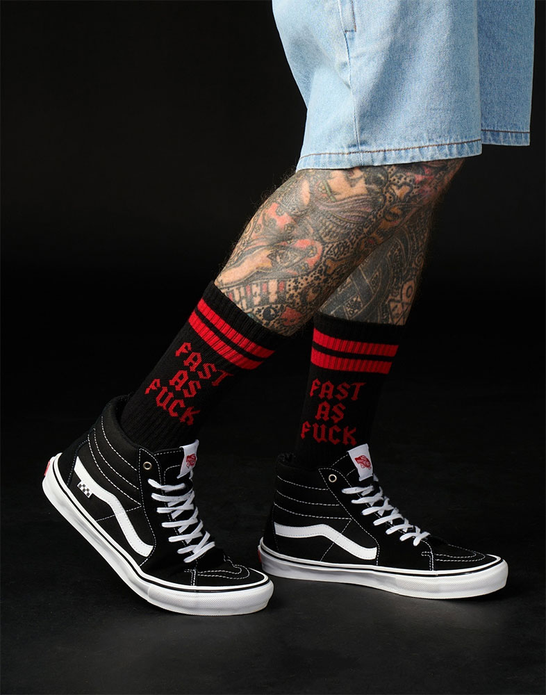 Fast As F*ck Red - Socks