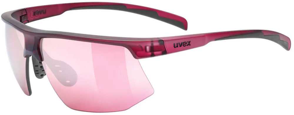 aerios - Sportbrille Cranberry Matt