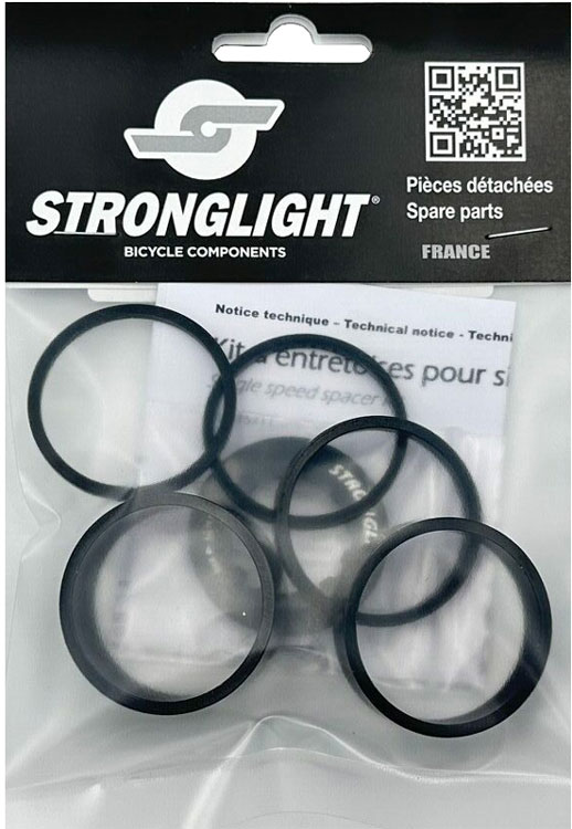Kit espaciador para piñón de una velocidad aluminio
