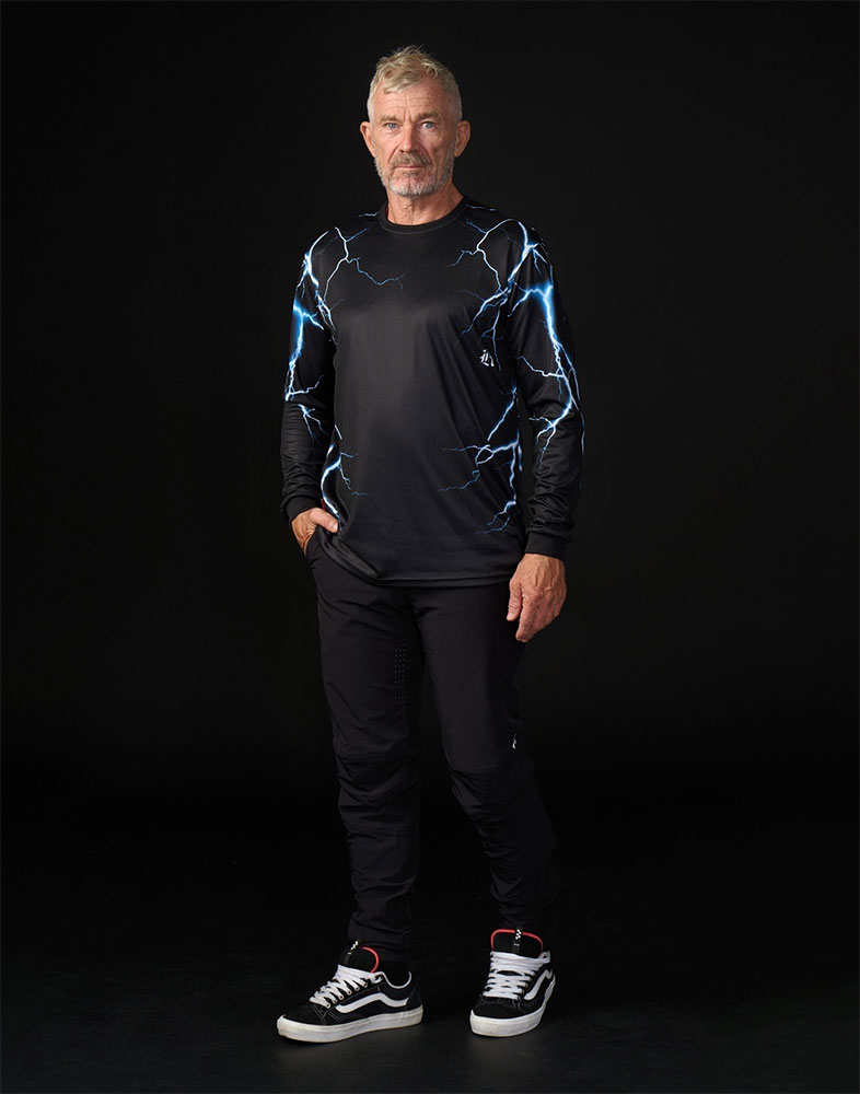 Electric Blue - Maillot MTB de manga larga