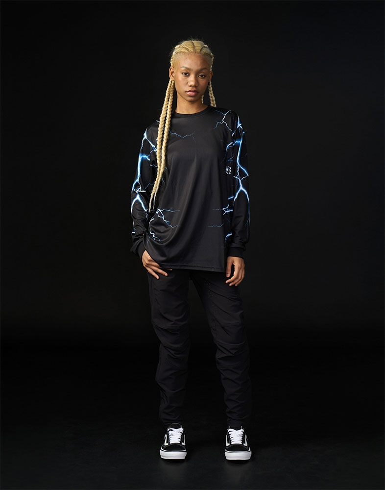 Electric Blue - Maillot MTB de manga larga