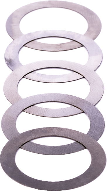 Shim set (5 pieces) Ø17xØ24x2mm