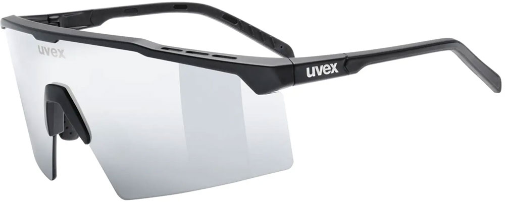 flowline - Sportbrille Black Matt Mirror Silver