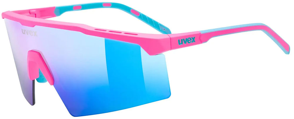 flowline - Sportbrille Pink Matt Mirror Blue