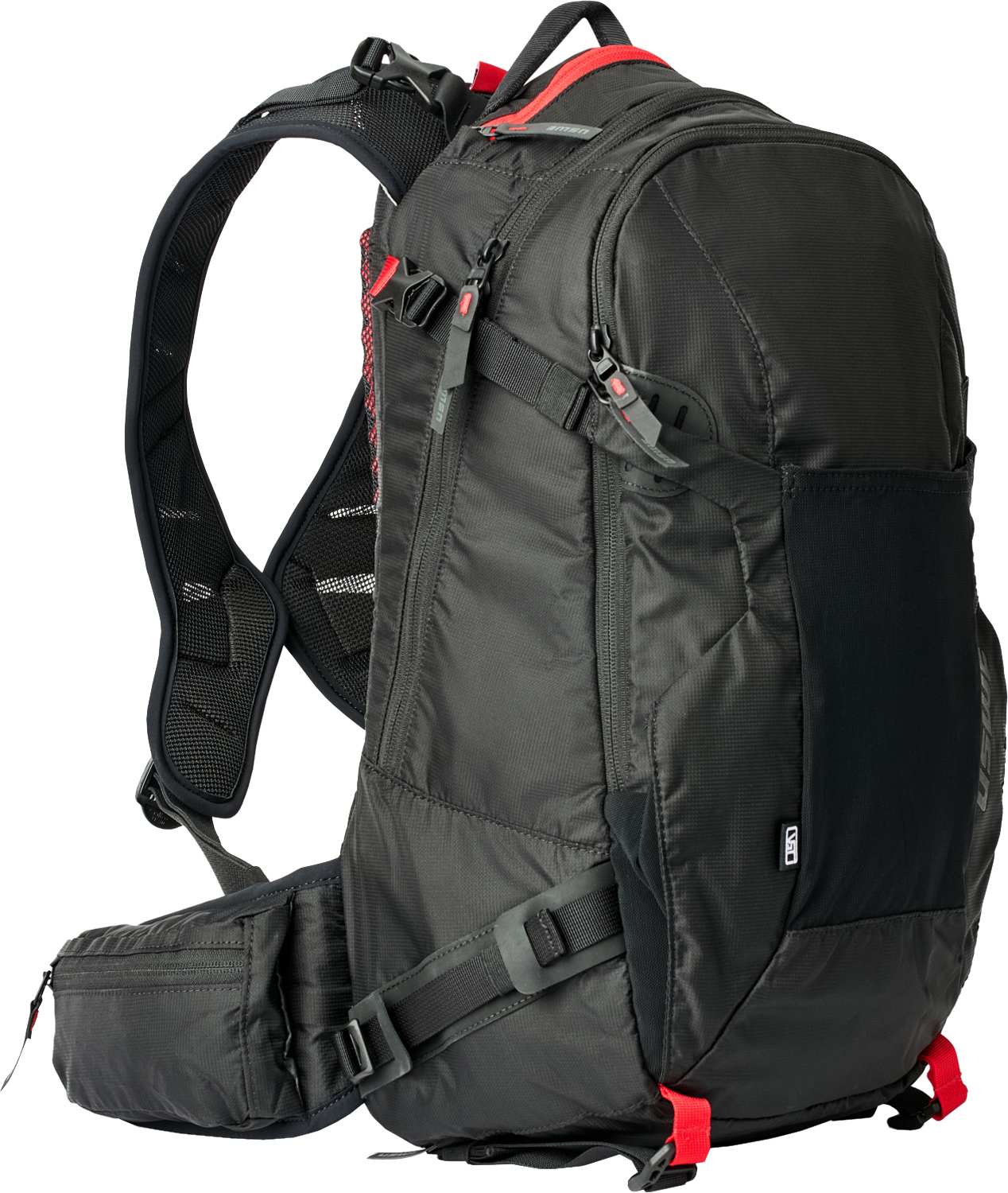 Zippered VST 16L Backpack - Hydration Backpack Black