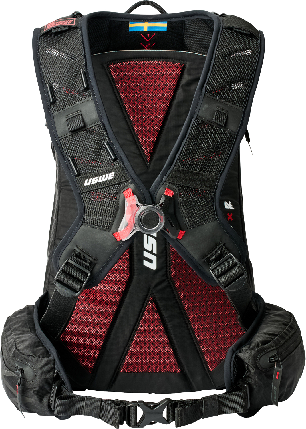 Zippered VST 16L Backpack - Hydration Backpack Black