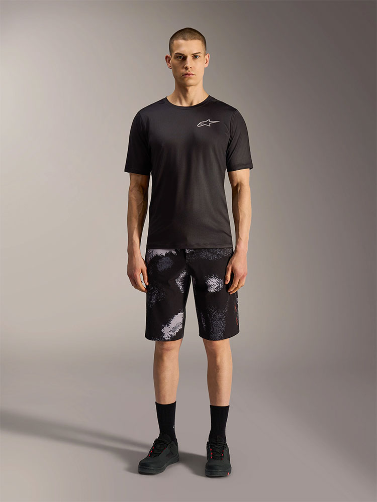 Dura Ride - Pantaloncini da MTB Nero Camo