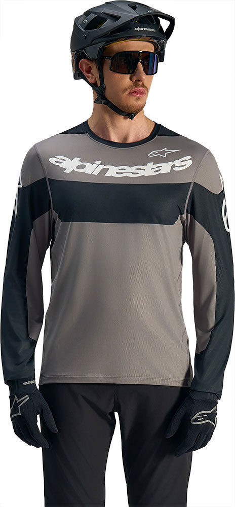 Dura Race - MTB Long Sleeve Jersey Grey