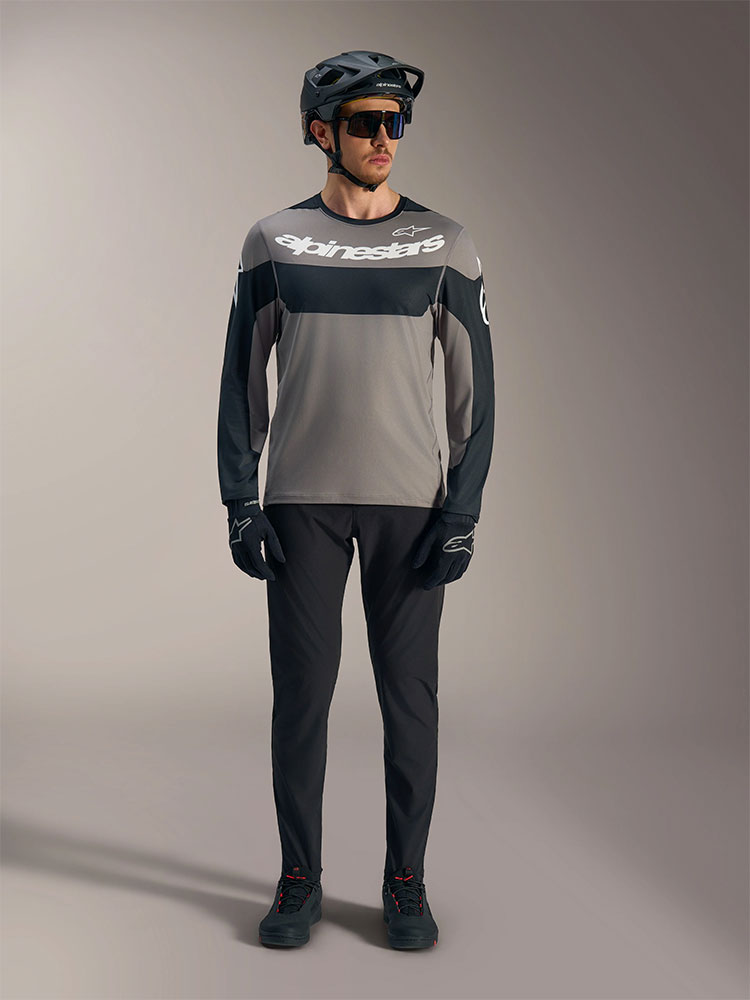 Dura Race - MTB Long Sleeve Jersey Grey