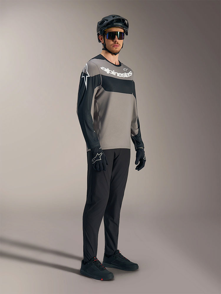 Dura Race - MTB Long Sleeve Jersey Grey