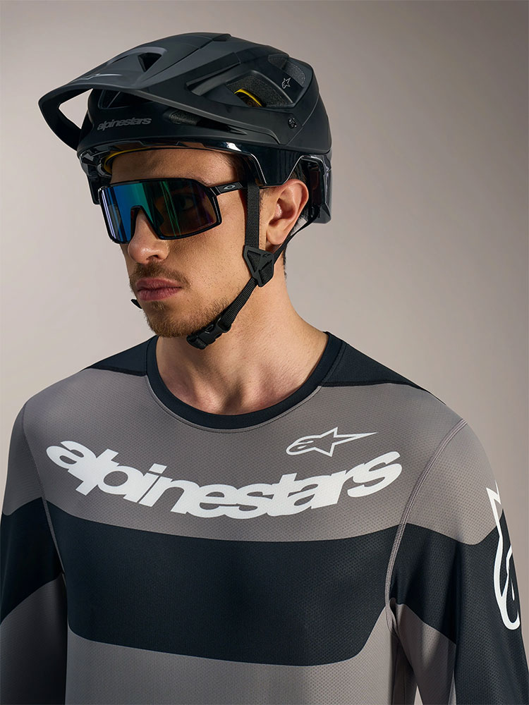 Dura Race - MTB Long Sleeve Jersey Grey