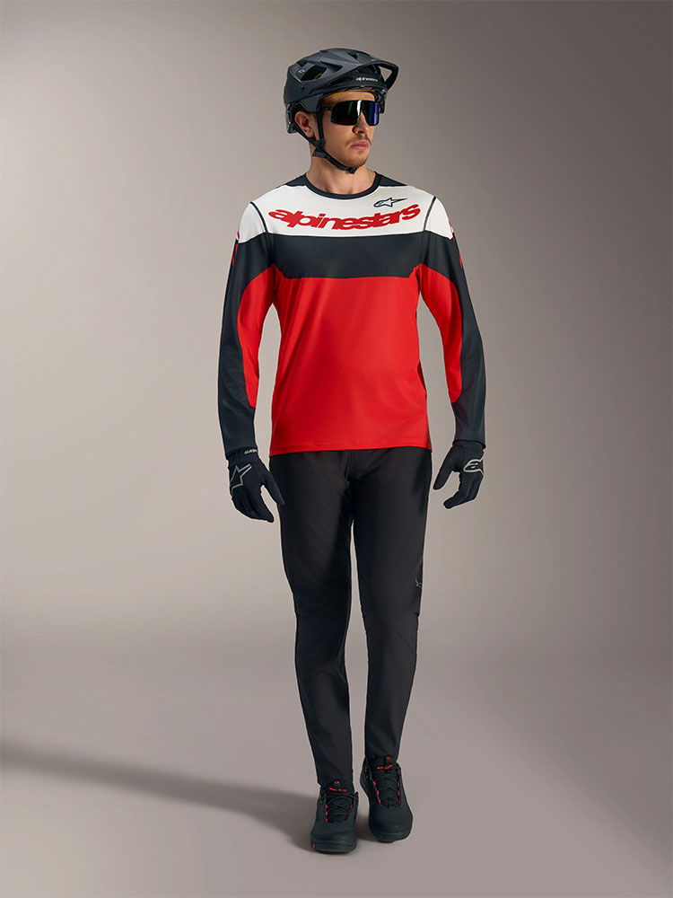 Dura Race - MTB Langarmtrikot Red