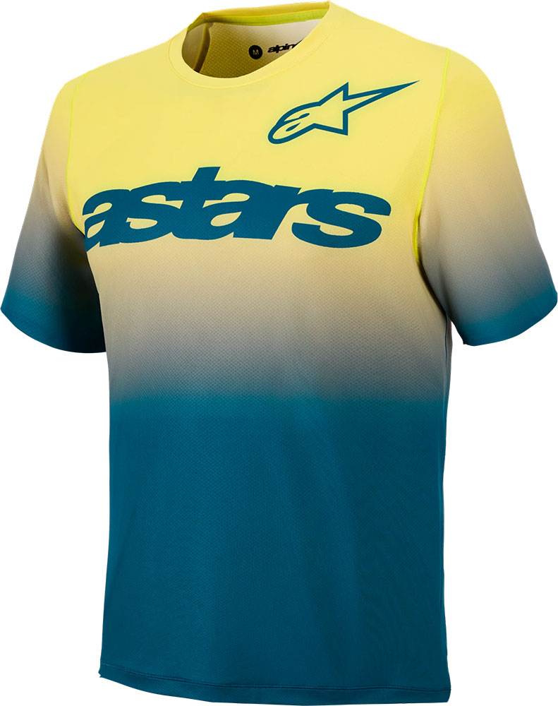 Dura Astars 2.0 - Maglia MTB Blu Verde/Giallo Fluo