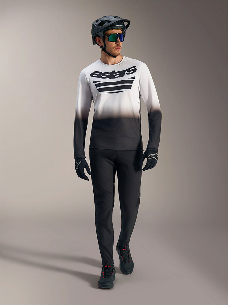 Dura Astars 2.0 - MTB Long Sleeve Jersey White/Black