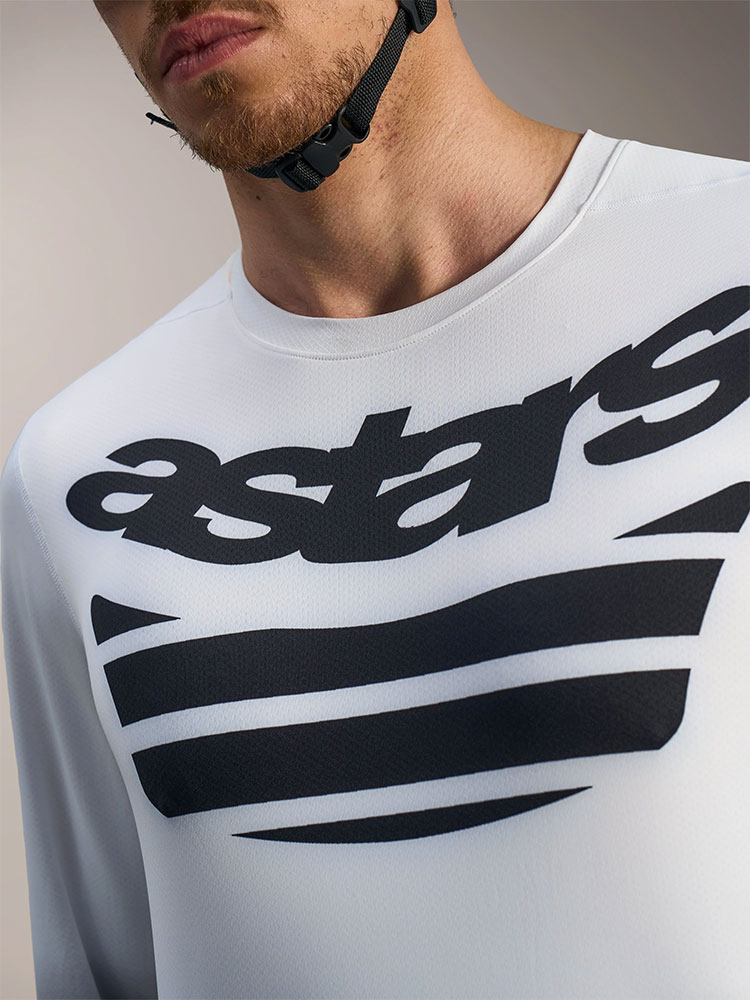 Dura Astars 2.0 - MTB Long Sleeve Jersey White/Black