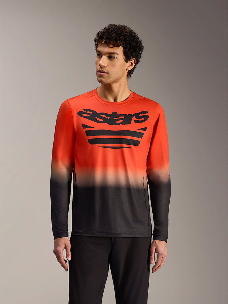 Dura Astars 2.0 - MTB Long Sleeve Jersey Orange/Black