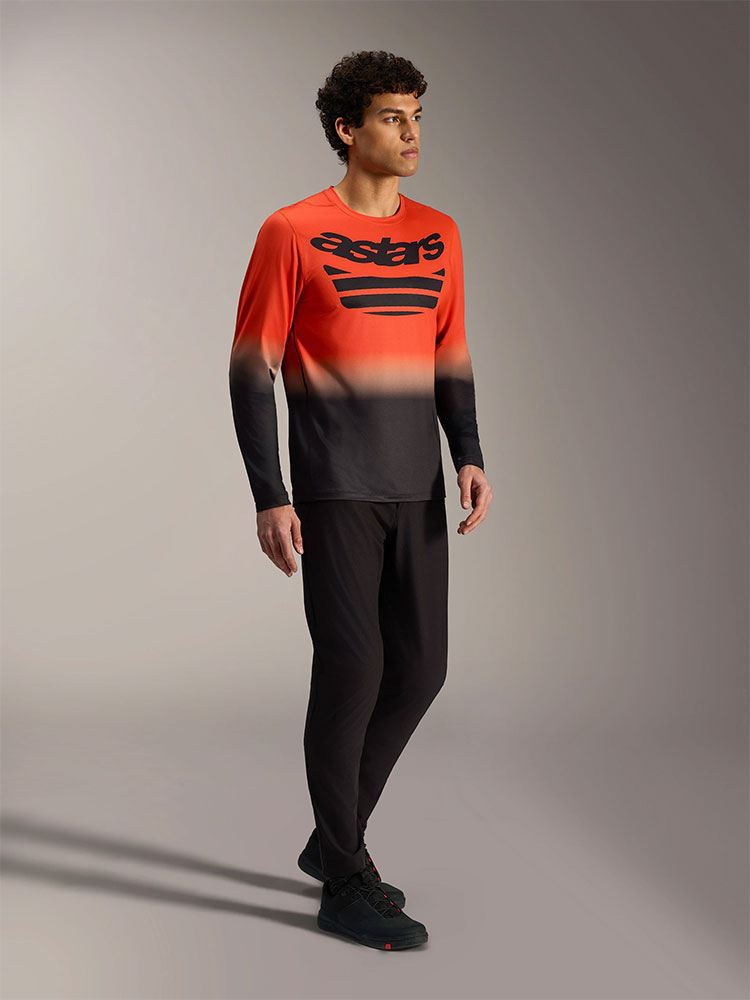 Dura Astars 2.0 - MTB Long Sleeve Jersey Orange/Black
