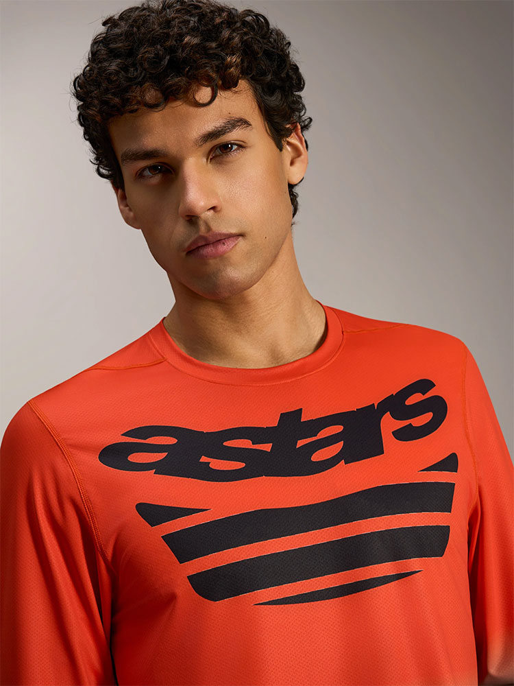 Dura Astars 2.0 - MTB Long Sleeve Jersey Orange/Black